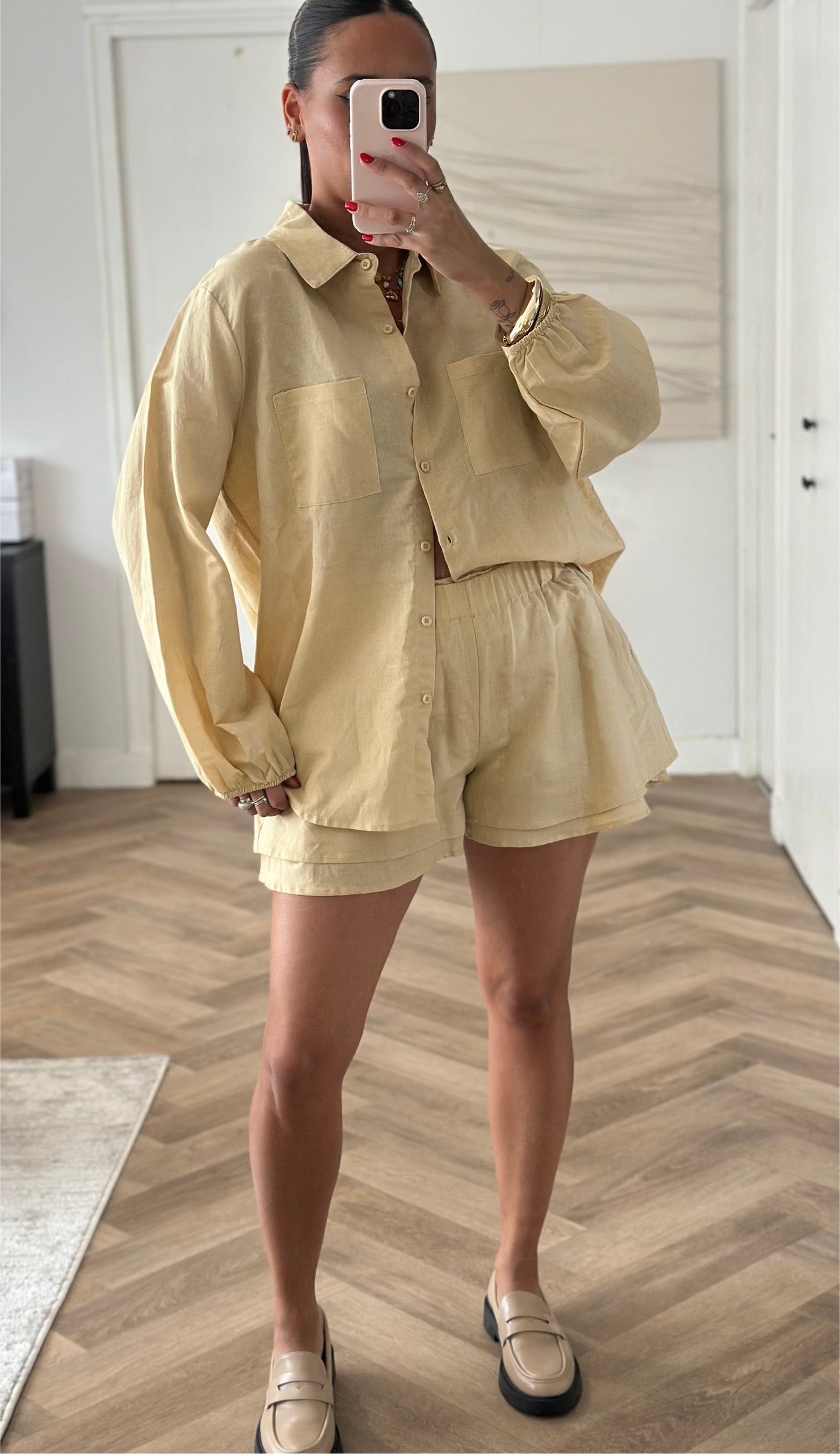 Ensemble beige