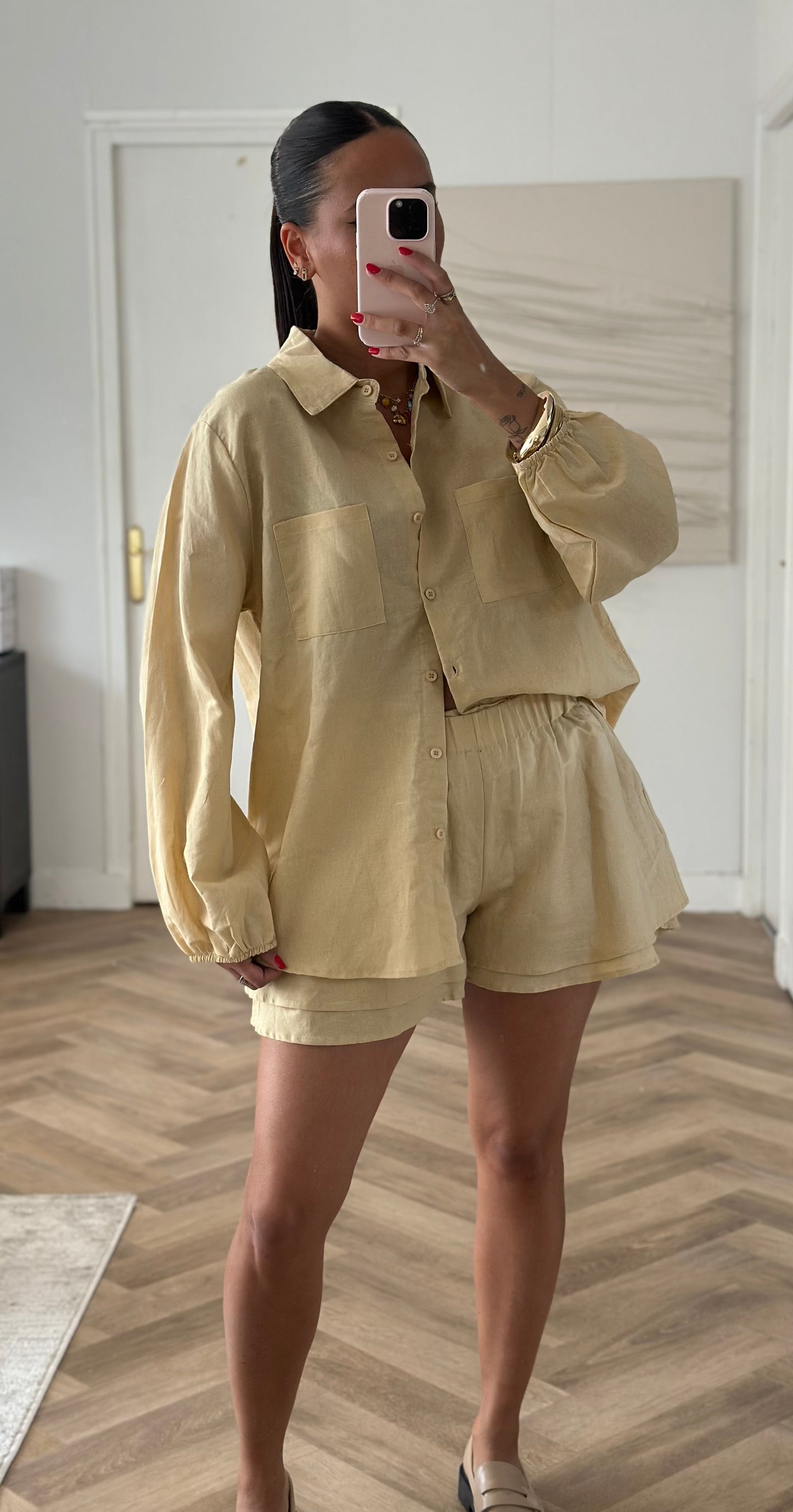 Ensemble beige