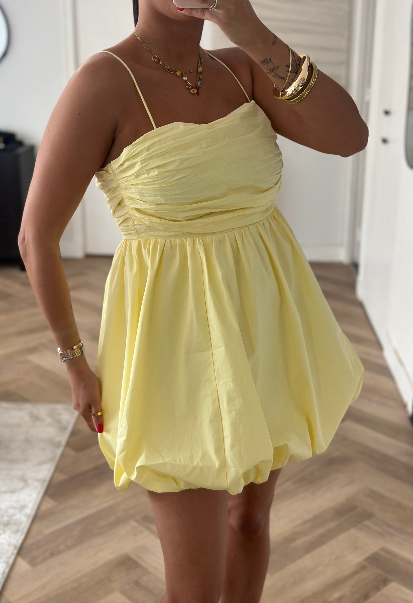 Robe poussin