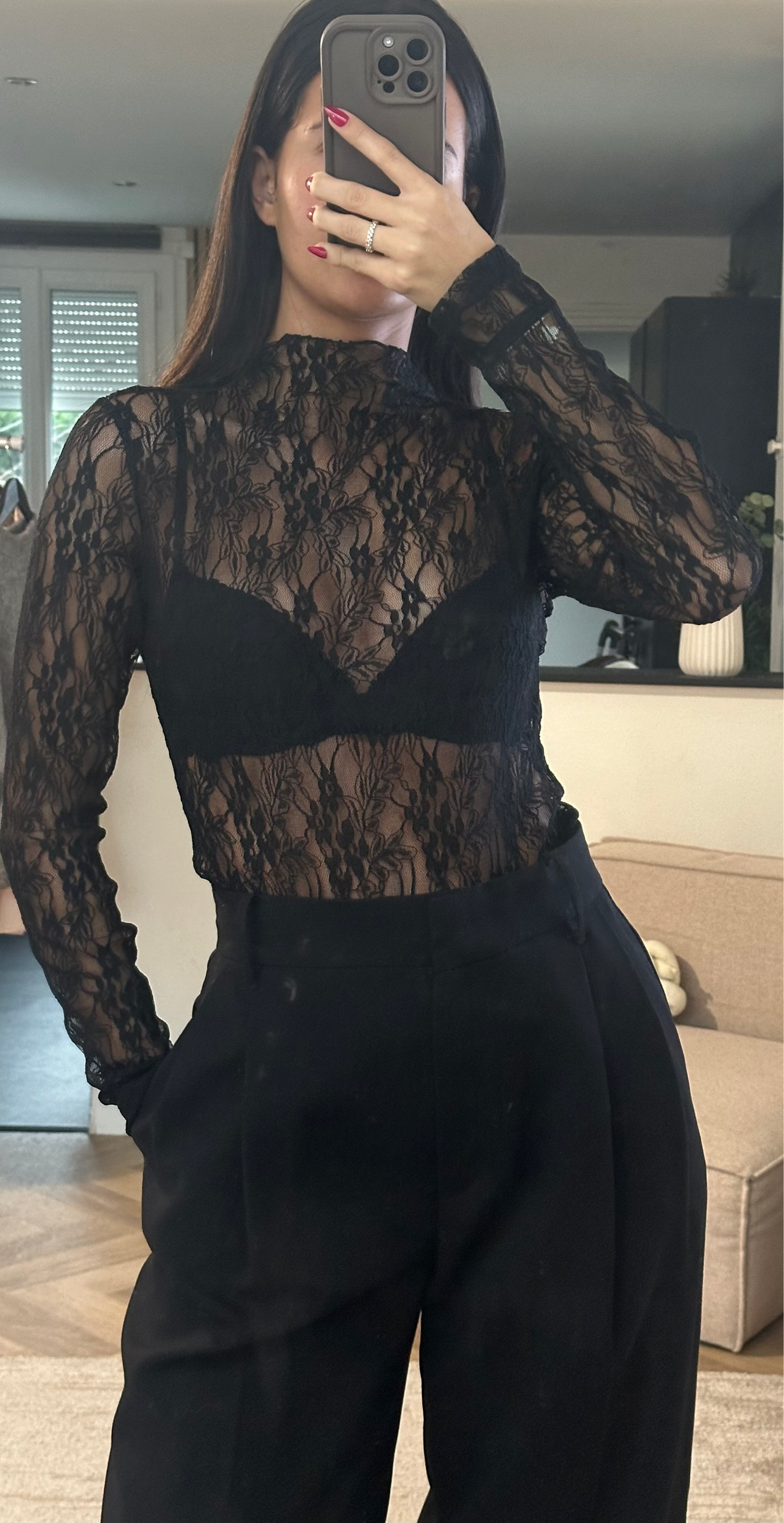 Top dentelle