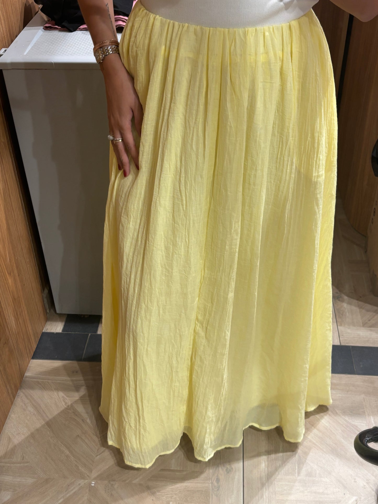 Jupe voile de coton