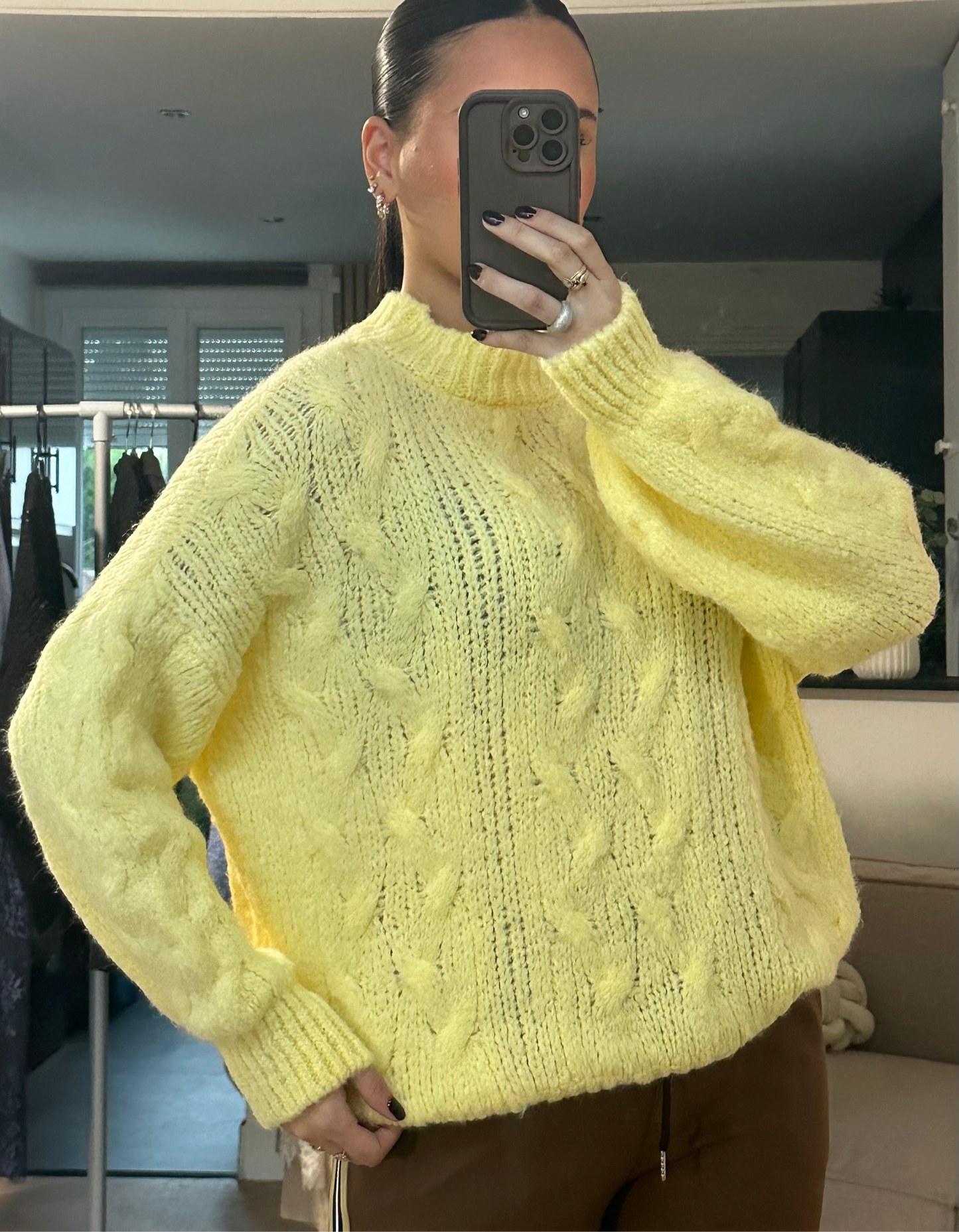 Pull Oversize tressé