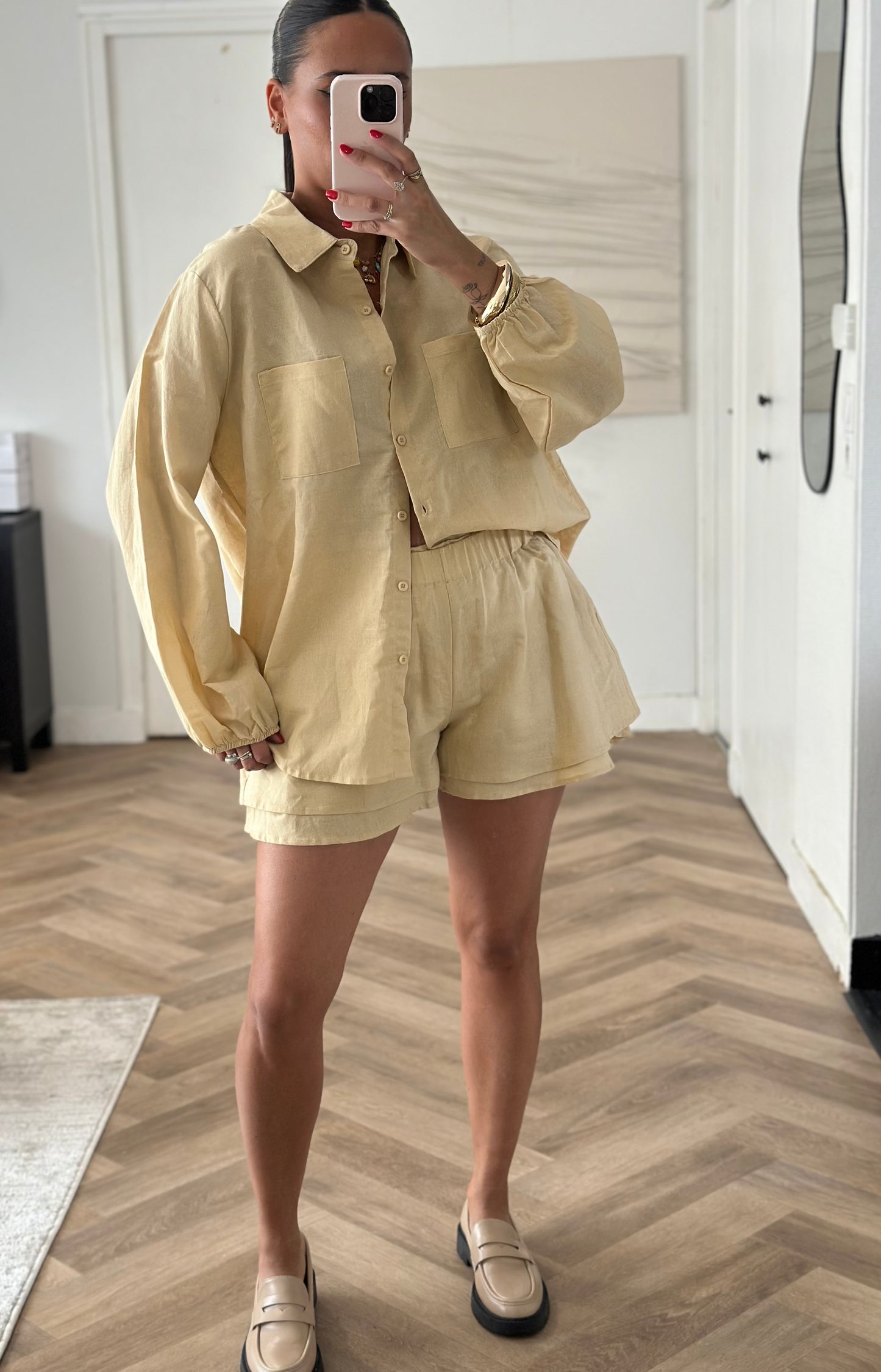 Ensemble beige
