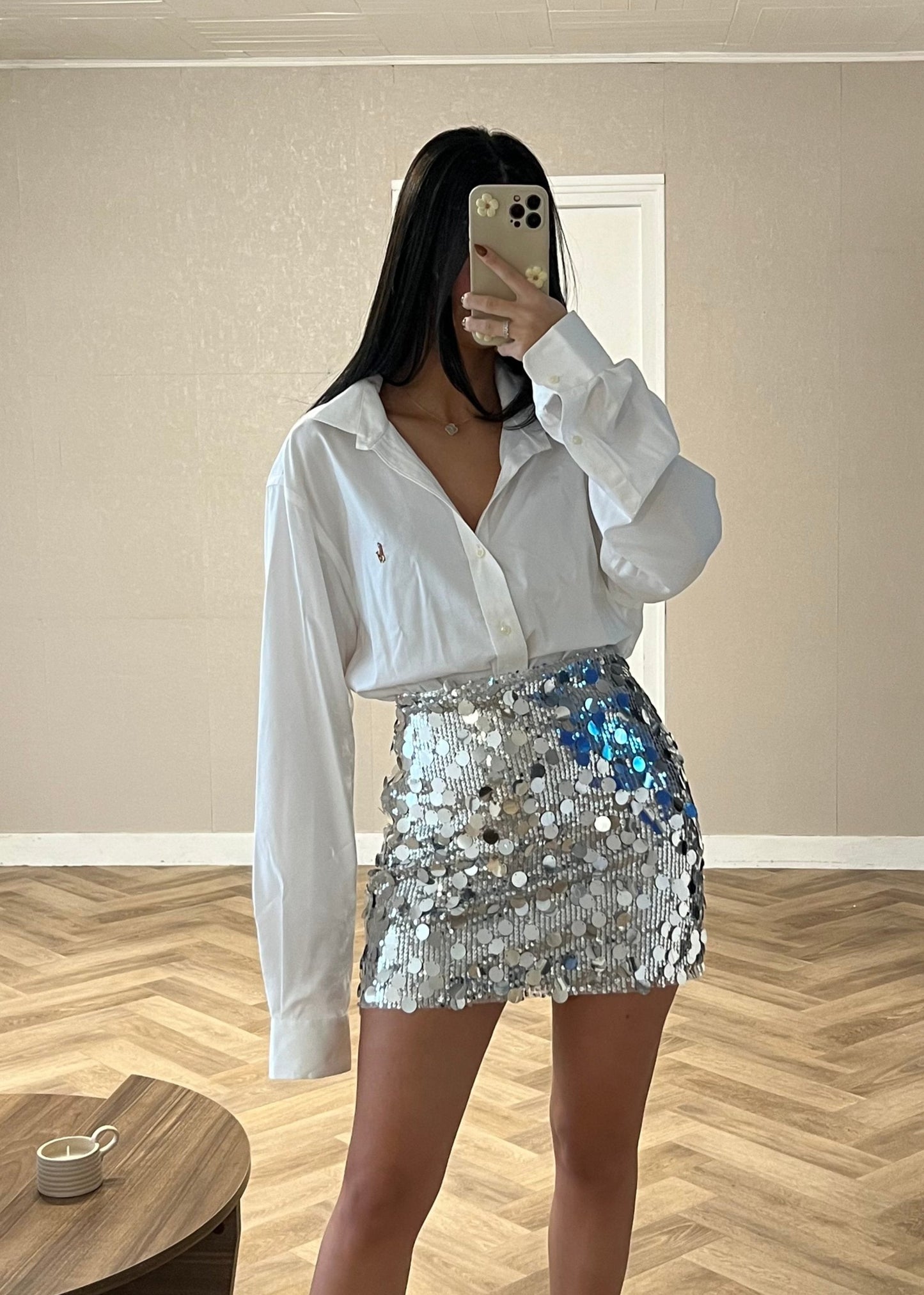 Jupe Courte à Sequins