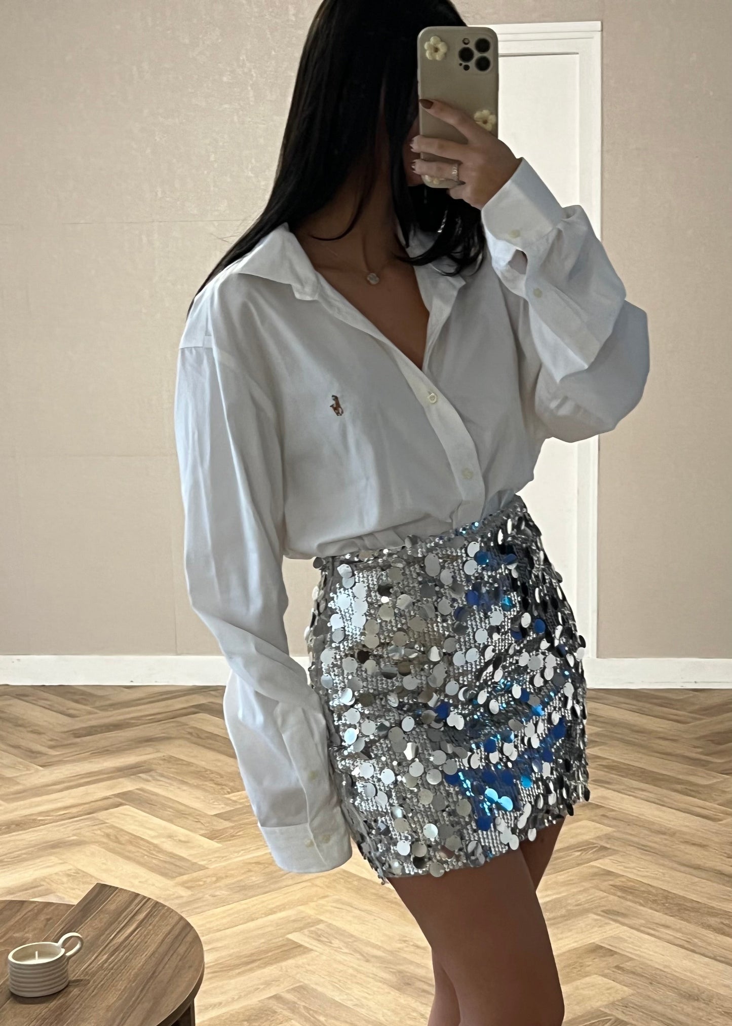 Jupe Courte à Sequins