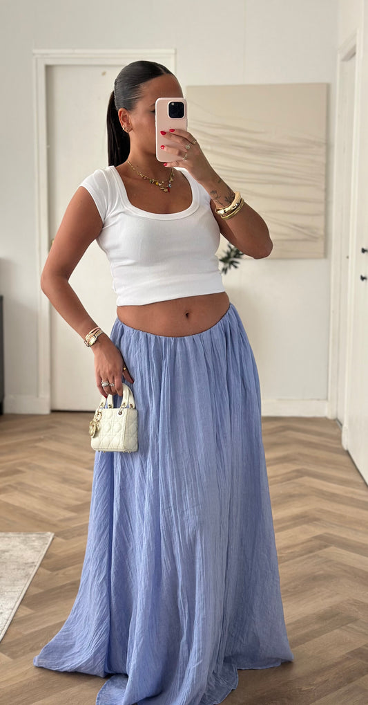 Jupe voile de coton