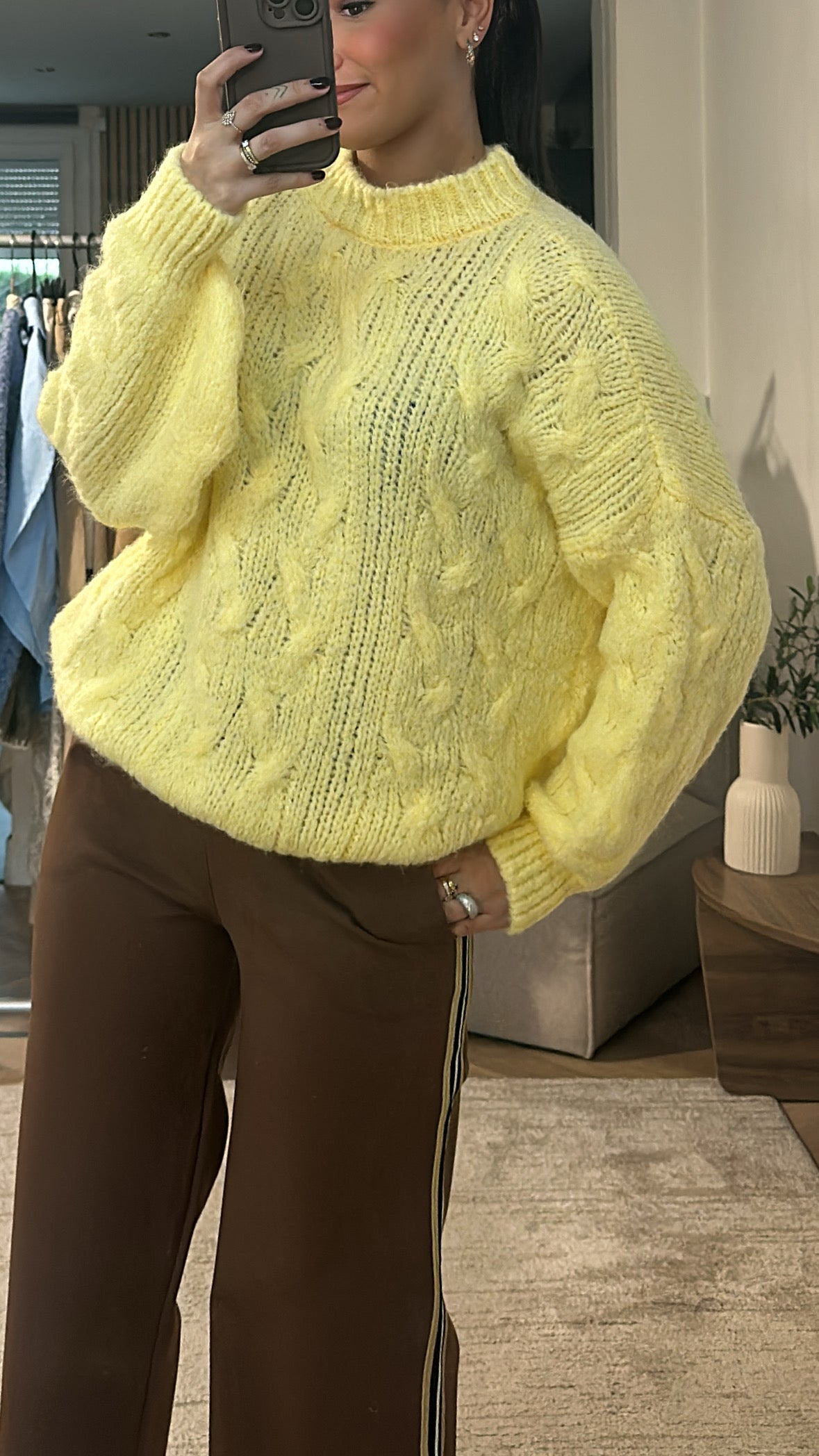 Pull Oversize tressé